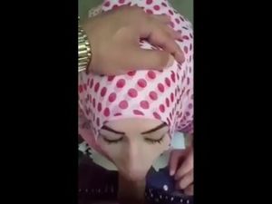 Hijab Young woman Oral job